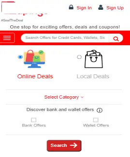 Online Coupons and Deals Store